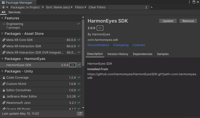 Unity SDK Install